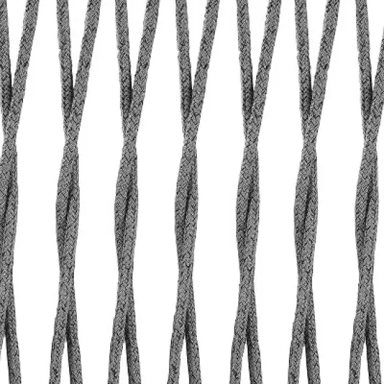 Dover 2pc Outdoor Rope Conversation Set with Loveseat & Coffee Table - Charcoal/Matte Black - Crosley image {5}