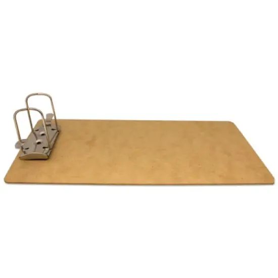 Saunders Recycled Hardboard Archboard Clipboard, 2.5" Clip Capacity, Holds 8.5" x 14" Sheets, Brown image {2}