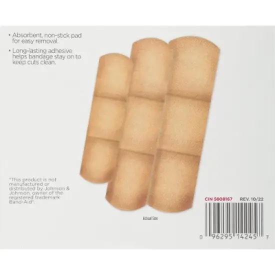 Leader Flexible Fabric Adhesive Bandages 100 ct image {4}
