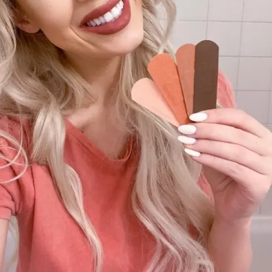 Tru-Colour Skin Tone Shade Adhesive Strips, Dark Brown image {9}