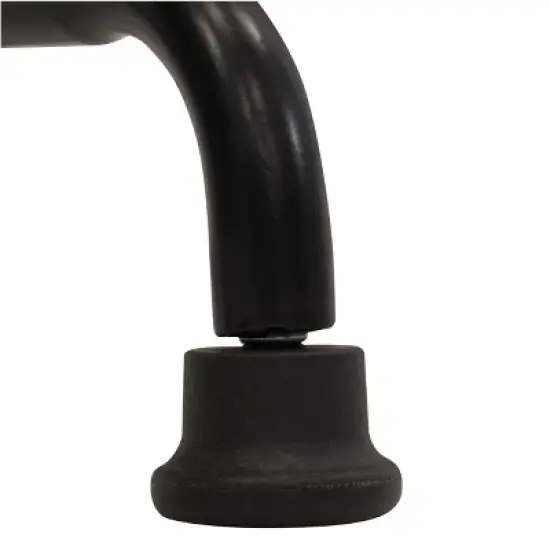 Retro Wood and Metal Swivel Height Adjustable Stool with Foot Ring - Distressed Black - studio designs image {3}