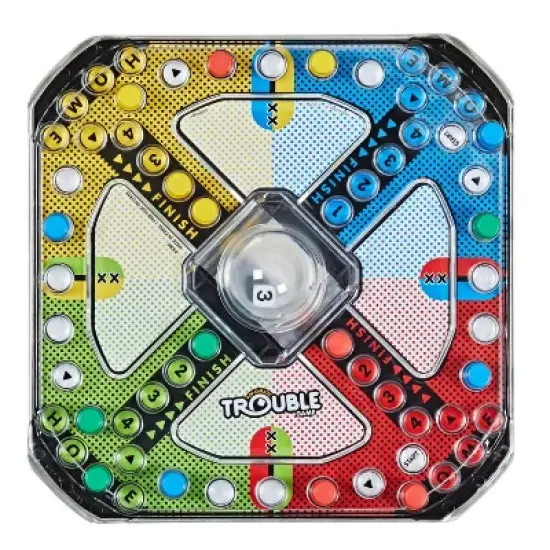 Trouble Classic Pop-O-Matic Board Game image {2}