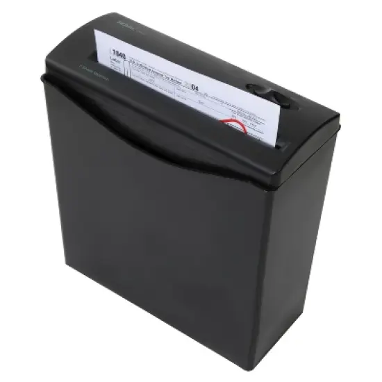 Royal&reg; JS55 5-Sheet Crosscut Shredder with Basket in Black image {6}