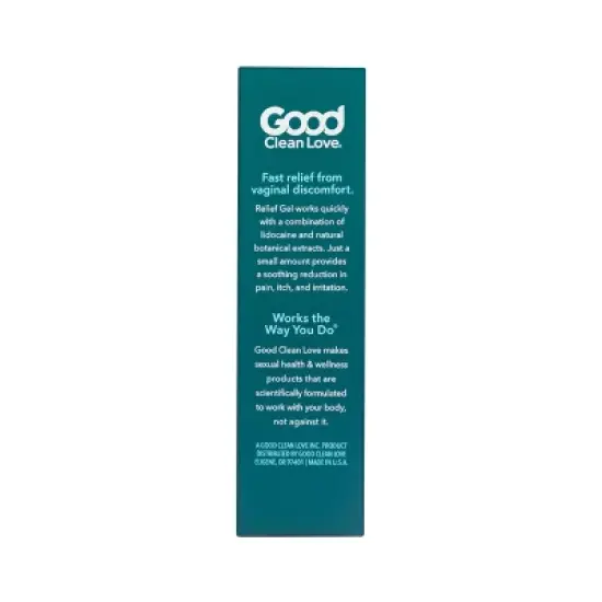 Good Clean Love Pain and Itch Relief Gel - 1fl oz. image {5}