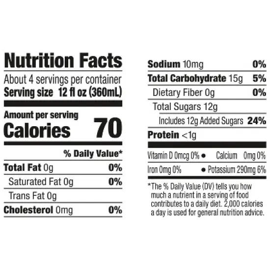 SToK Not Too Sweet Black Cold Brew Coffee - 48 fl oz image {8}