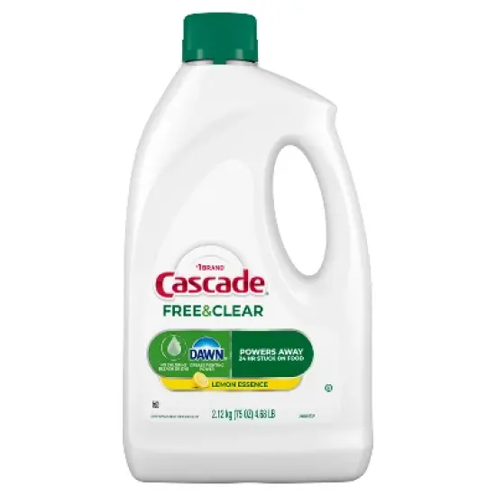 Cascade Free & Clear Dishwasher Detergent Gel - 75oz image {10}