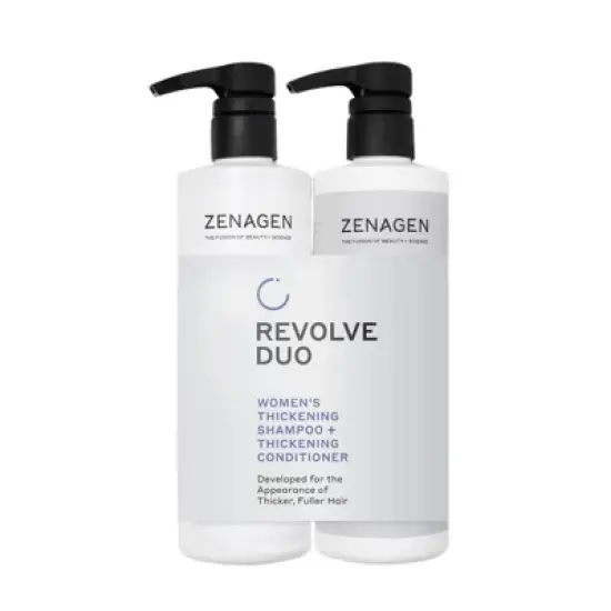 Zenagen Revolve Women Thickening Shampoo (16 oz) and Revolve Thickening Conditioner (16 oz) XXL Size DUO SET KIT image {3}