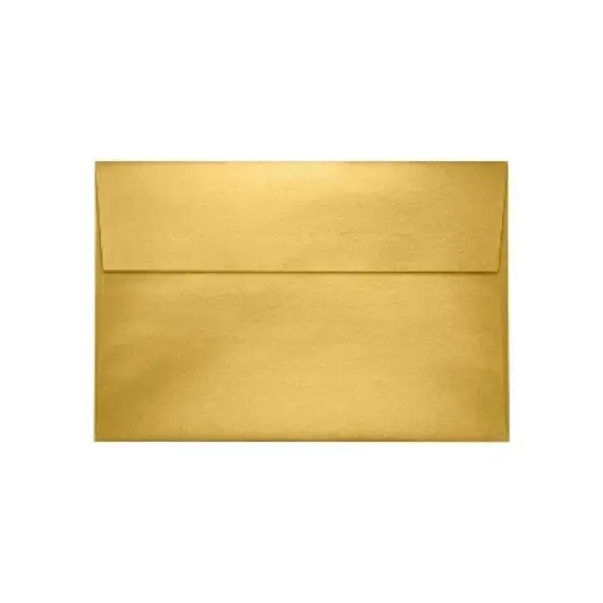 LUX A10 Invitation Envelopes (6 x 9 1/2) 50/Pack Gold Metallic (4590-07-50) image {2}