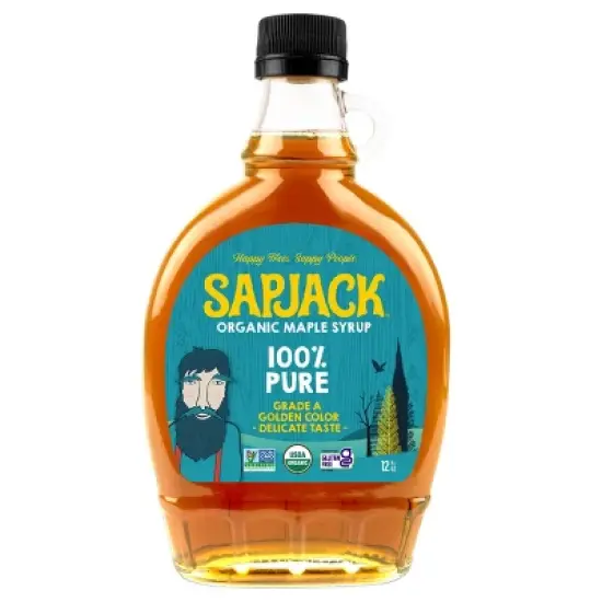 Sapjack Organic Grade A Golden Maple Syrup - 12 fl oz image {6}