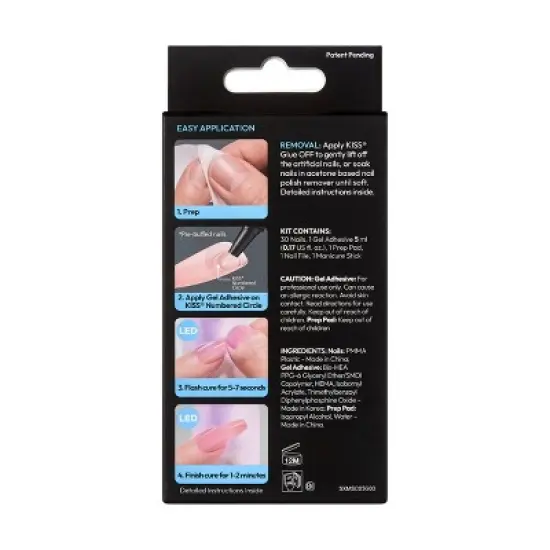 KISS Products Salon X-tend Fake Nails - Red Flags - 34ct image {10}