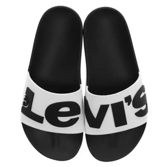 Levi's Womens Split Logo Platform Slide Slip On Sandal Shoe image {6}