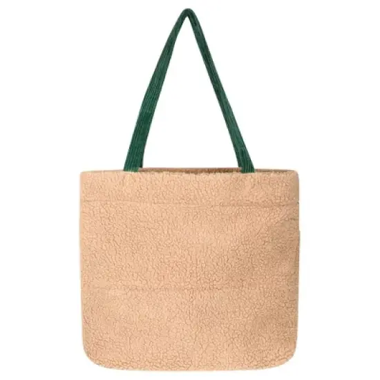 KAVU Tote It All Fleece Market Bag With Stash and Interior Zip Pockets - Hemlock image {1}