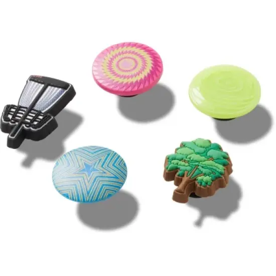 Crocs Jibbitz Disc Golf Shoe Charms 5-Pack image {1}