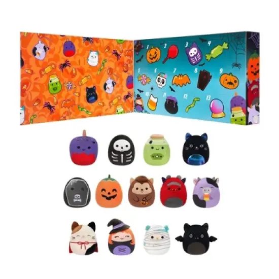 Squishmallows 2.5" Halloween Calendar Plush - 13pk: Stuffed Animals Variety Set, Polyester Material image {1}