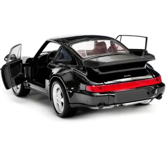 Porsche 964 Turbo Black 1/24-1/27 Diecast Model Car by Welly image {2}