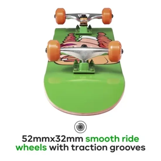 Fortnite Skateboard with metallic graphics, aluminum trucks and ABEC5 bearings. Includes download code for in-game Nite Life Wrap image {3}