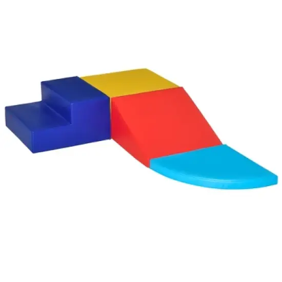 INFURNIC Baby and Toddler Learning Toys Play Activity Adventure Set Soft Foam Climber For Active Play And Learning Fun, Multicolored, 17.8"*17.8"*9.8" image {5}