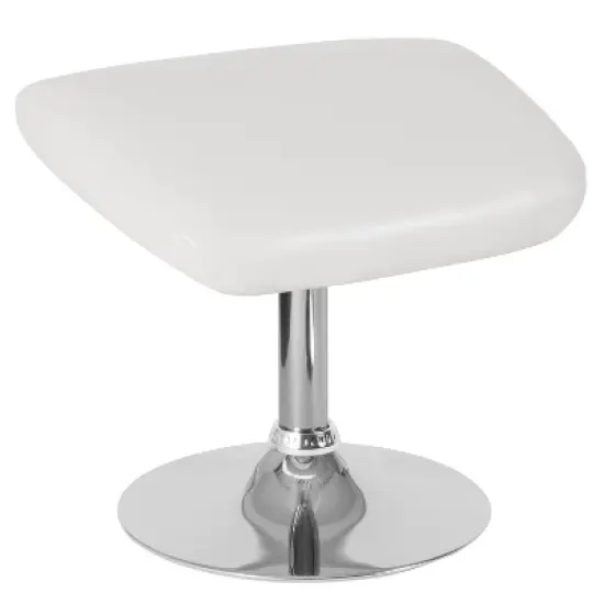 Flash Furniture Egg Series Ottoman Footrest with Chrome Base image {6}