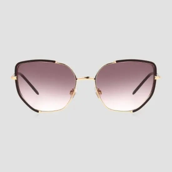Women's Metal Cateye Sunglasses - Universal Thread&trade; Gold image {1}