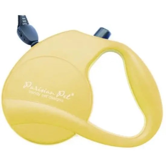 Parisian Pet 'Retractable Leash M' for Dogs & Cats &ndash; 16-Foot Durable Leash for Dogs Up to 44 lbs, Yellow image {1}