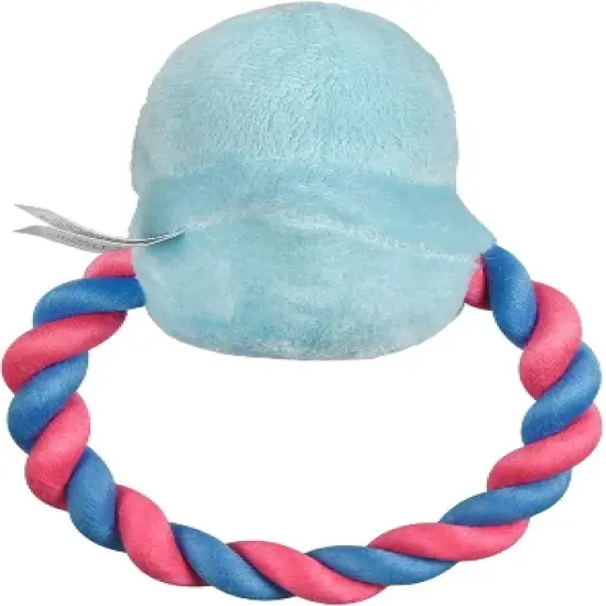 Peeps Squeaky Rope Dog Toys (Blue Chick) image {4}