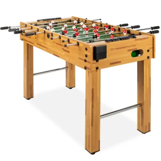 Best Choice Products 48in Competition Sized Foosball Table for Home, Game Room w/ 2 Balls, 2 Cup Holders image {7}