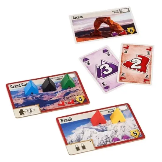 Trekking The National Parks Family Board Game: Geography Educational Playtime 30-45 Min, 1-5 Players image {5}