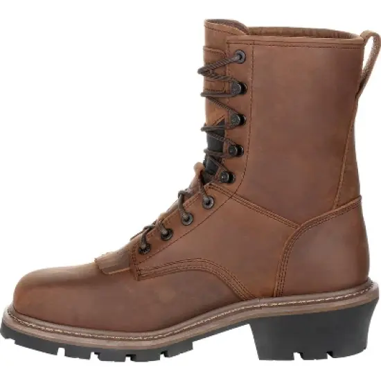 Men's Rocky Square Toe Logger Composite Toe Waterproof Work Boot image {4}