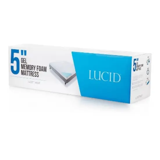Lucid Comfort Collection 5" Gel Memory Foam Mattress  image {5}