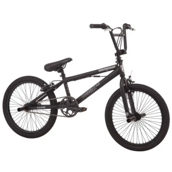 Mongoose Index 1.0 20" Freestyle Bike - Black image {2}
