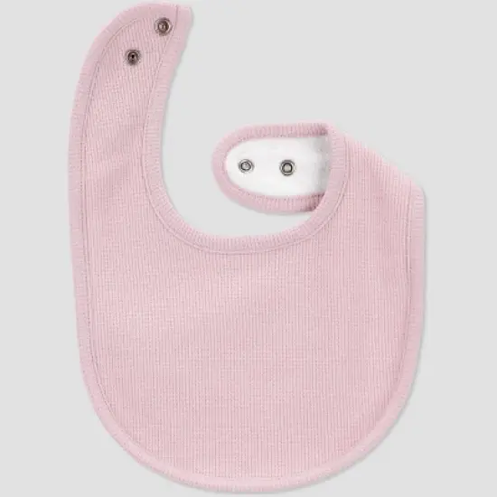 Carter's Just One You&reg; Baby Girls' 3pk Bibs - Burgundy/Purple image {2}