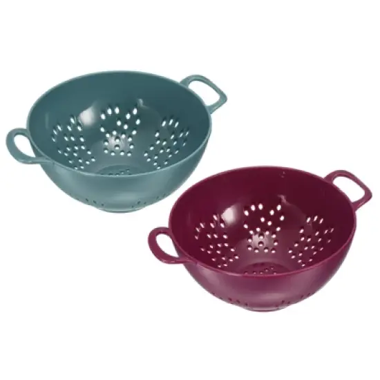 Unique Bargains Kitchen Plastic Rice Washing Drainer Basket Colander with Double Handles image {10}