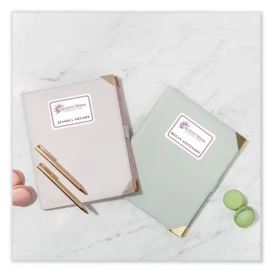 Avery Printable Adhesive Name Badges, 3.38 x 2.33, White, 100/Pack image {4}