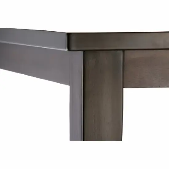 54"x54" Colburn Solid Hardwood Square Dining Table Java Brown - WyndenHall image {4}