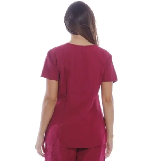 23242V-T-S Dreamcrest Scrub Tops / Scrubs Green image {2}