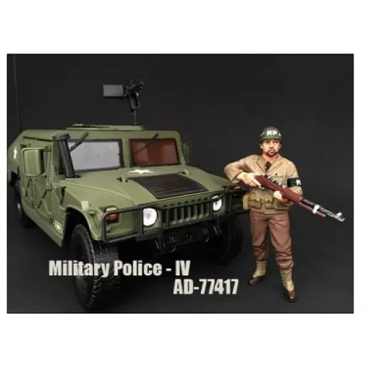 WWII Military Police Figure IV For 1:18 Scale Models by American Diorama image {1}