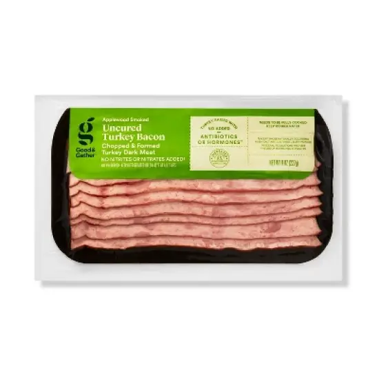 Applewood Smoked Uncured Turkey Bacon - 8oz - Good & Gather&trade; image {3}