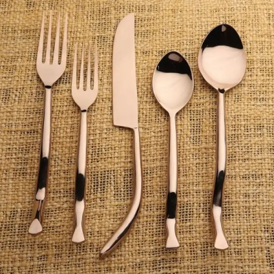 Twig PVD 5 Pc. Flatware Set image {8}