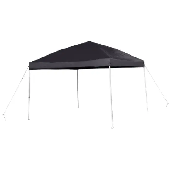 Emma and Oliver 8'x8'  Weather Resistant, UV Coated Pop Up Canopy Tent with Reinforced Corners, Height Adjustable Frame and Carry Bag image {11}
