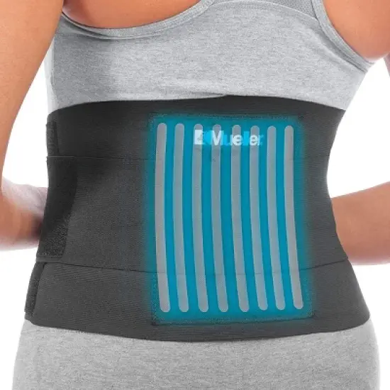 Mueller Adjustable Back Brace - Black image {1}