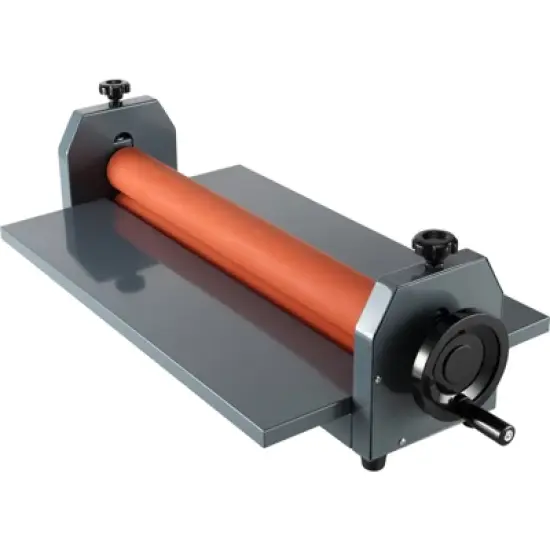 VEVOR 29.5" 750MM Manual Cold Roll Laminator Vinyl Photo Film Mounting Laminating Machine, Grey&Orange image {8}