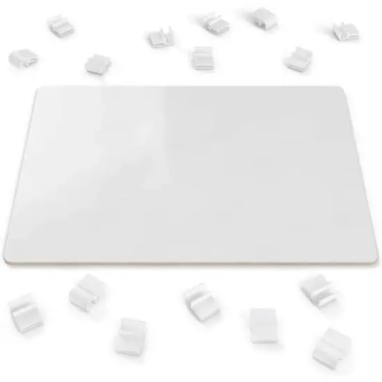 Arteza White Dry Erase Lapboards with Pen Holder (12"x11") - 32 Pack image {1}
