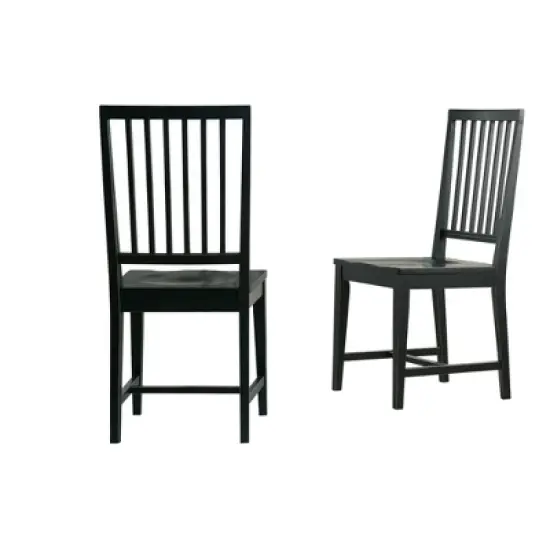 Set of 2 Vienna Wood Dining Armless Chairs - Alaterre Furniture image {18}