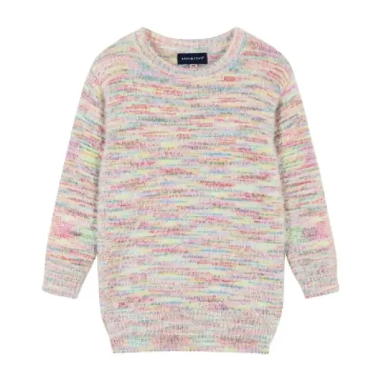 Andy & Evan  Toddler  Girls Multicolor Sweater & Rainbow Glitter Legging Set image {3}