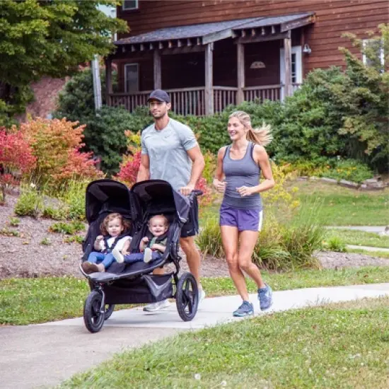 BOB Gear Revolution Flex 3.0 Duallie Jogging Stroller - Graphite Black image {7}