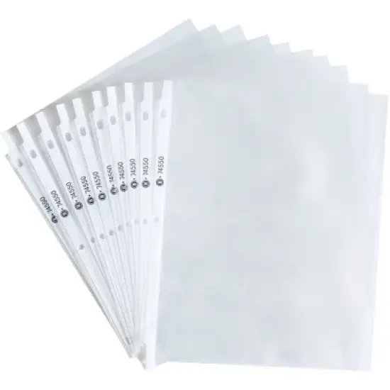 Business Source Top Loading Poly Sheet Protectors image {5}