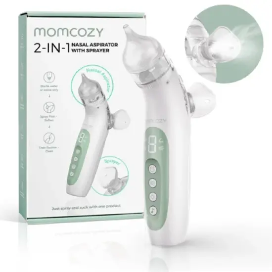 Momcozy 2-in-1 Nasal Aspirator with Sprayer - 3pc image {10}