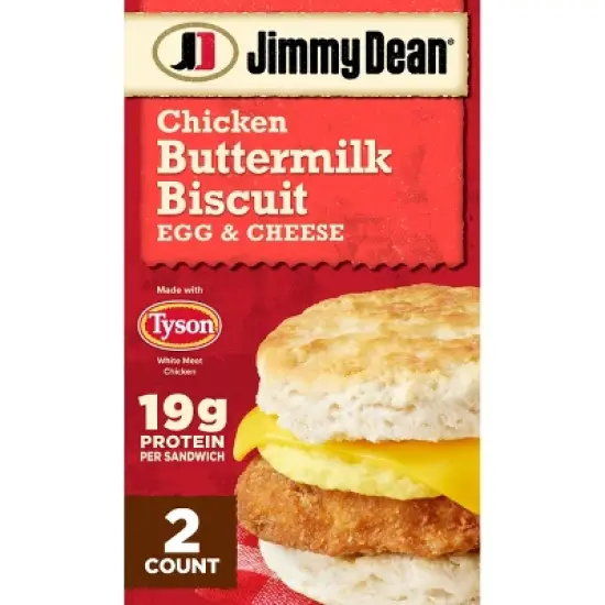 Jimmy Dean Frozen Chicken Egg & Cheese Biscuit - 11oz/2ct image {7}