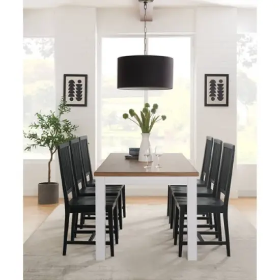 Set of 2 Vienna Wood Dining Armless Chairs - Alaterre Furniture image {16}