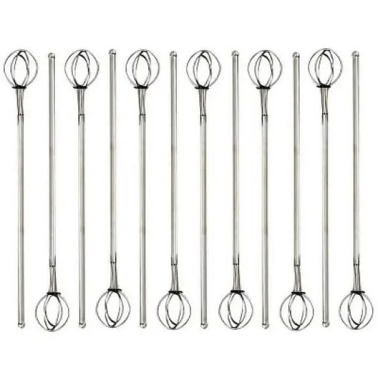 Norpro 8" Stainless Steel Cocktail Whisk - Bar Drink Stirring Mixing Stirrer image {2}
